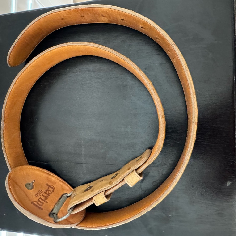 Ferrini Tan Leather Belt